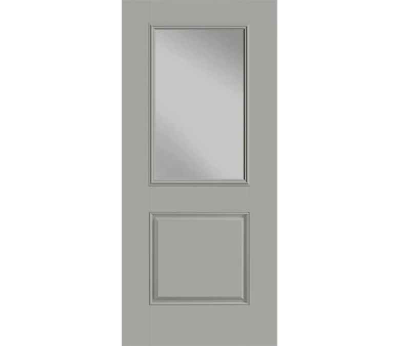 Newport Half Light 1 Panel Fiberglass Entry Door