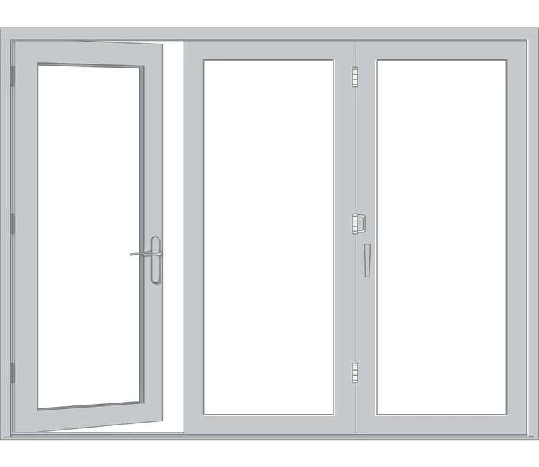 Newport Pella Architect Reserve Series Contemporary Bifold Patio Door