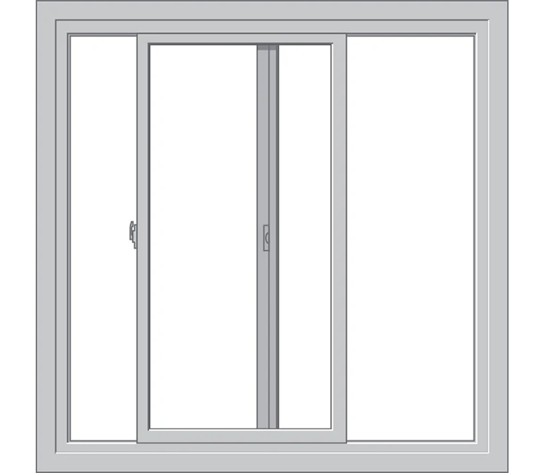 Newport Pella Hurricane Shield Series Vinyl Sliding Window